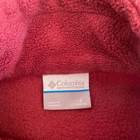 Columbia Youth L 14/16 FSU Seminoles Full Zip Fleece Jacket Maroon - Picture 3 of 7